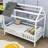 Hadrien Twin Wood House Bed with Fence-370013136