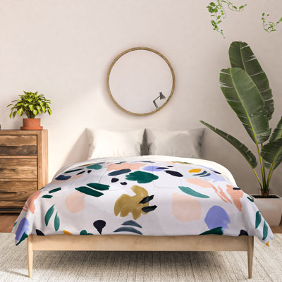 Marta Barragan Cotton Channel Abstract Comforter