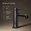 Robinet de lavabo vasque à poignée simple avec drain occasion-75081499