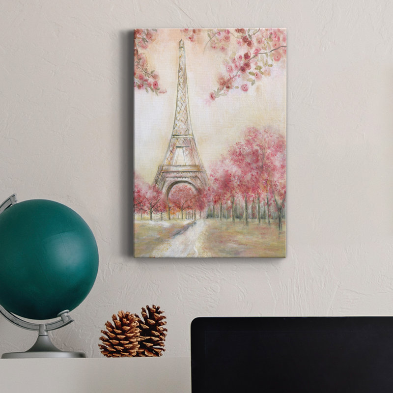 «Paris Spring», reproduction d'art sur toile tendue, H 60 po x l 40 po x P 1 po