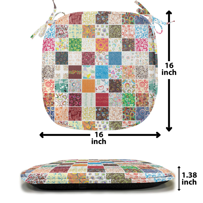 Outdoor 16'' Dining Chair Seat Cushion