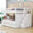 Jarrian Kids Full Over Full Bunk Bed with Trundle with Drawers-964086514