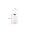Luminaire suspendu DEL 7 po Domalapalli - noir-120725594