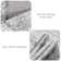 Vintage Distressed Non Slip Washable Rug(Grey)