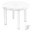 Revello Round Garden Table-1797171840