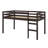 Loft Bed with Ladder and Reinforced Slat Platform-674742095