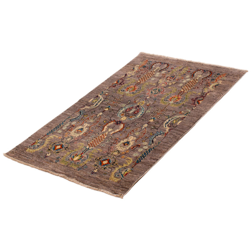 Tapis unique en laine nouvel âge 3 pi 2 po x 4 pi 11 po Zandile
