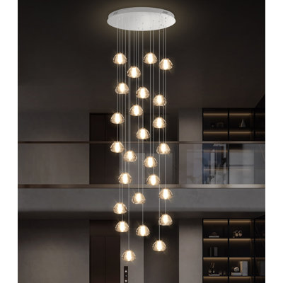 25 - Light Dome Crystal Chandelier