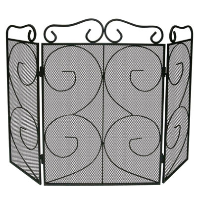 Barrales 81cm x 2.54cm Iron Spark Screen