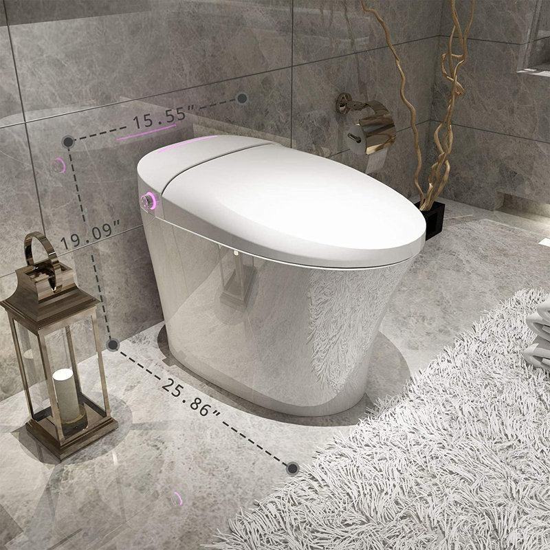 Toilette bidet allongée à double chasse
