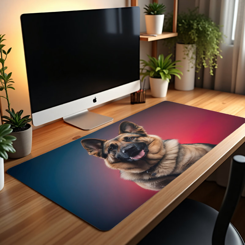 Polyester Desk Pad, 23.6x13.8