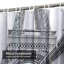 Rideau de douche gris avec 12 crochets Tour Eiffel Paris-129035348
