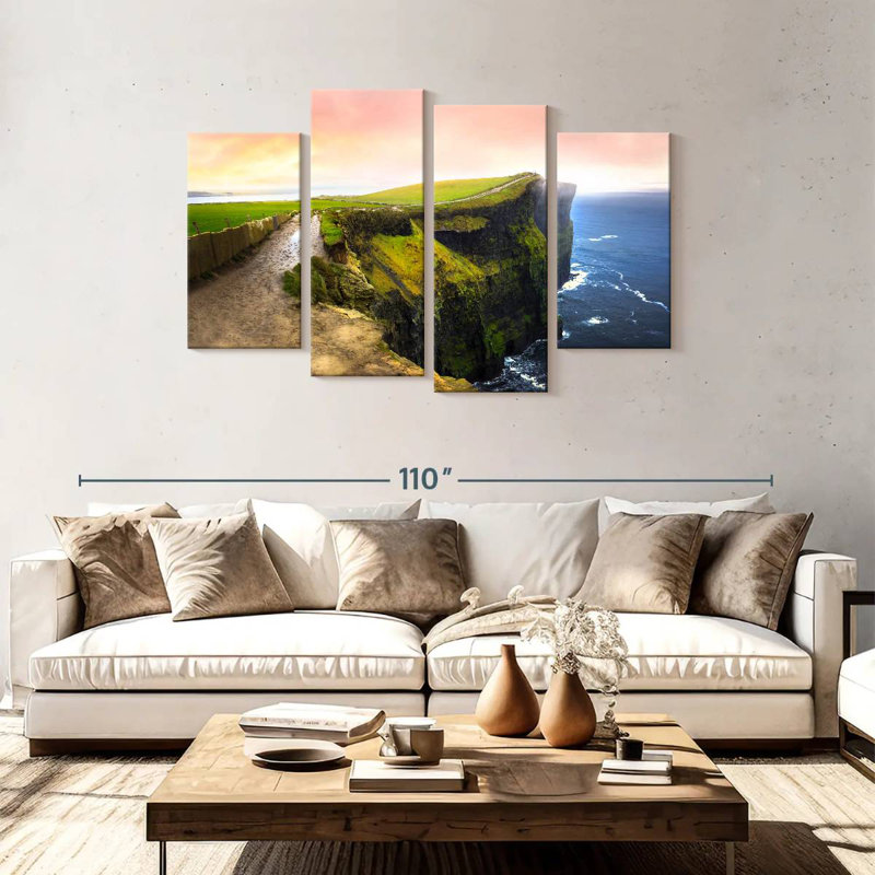 Nicci Twilight Cliffs, 48" H x 75" W