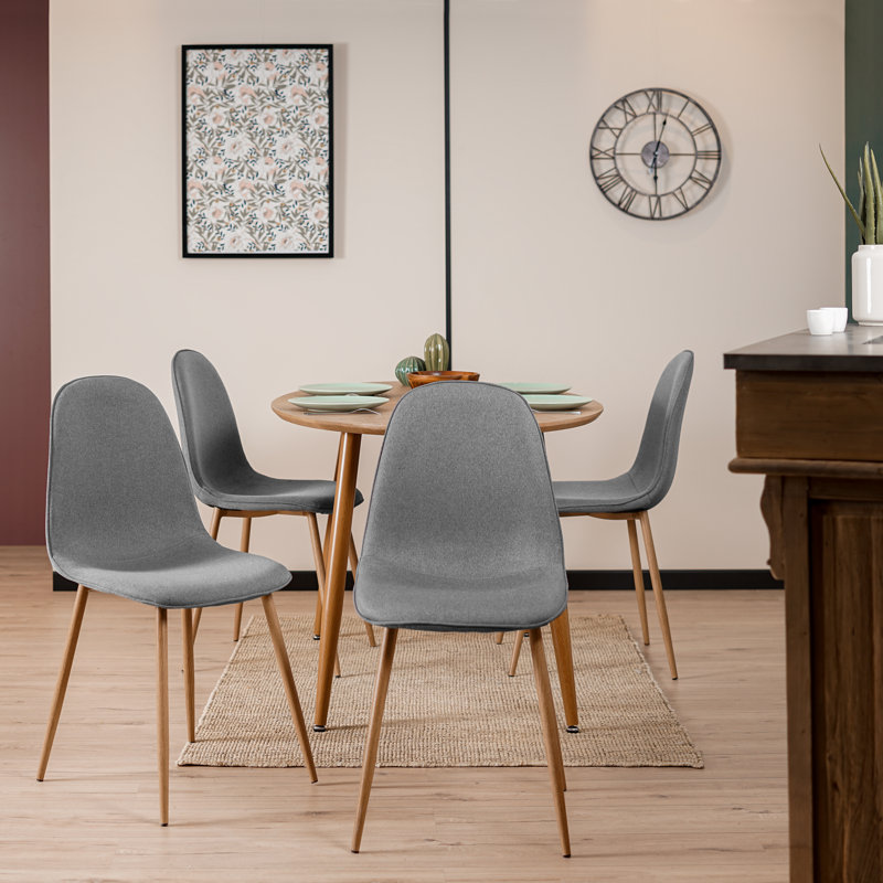 Upholstered Dining Chair, Grey