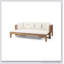 Lit de jour en bois d'acacia imperméable Long Beach, mobilier d'extérieur polyvalent pour le patio et la détente