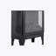 Innoflame 18" Electric Fireplace Stove, Freestanding Stove Heater with Realistic Flame, Adjustable Thermostat, Fireplace Space Heater for Small Space, 1400W