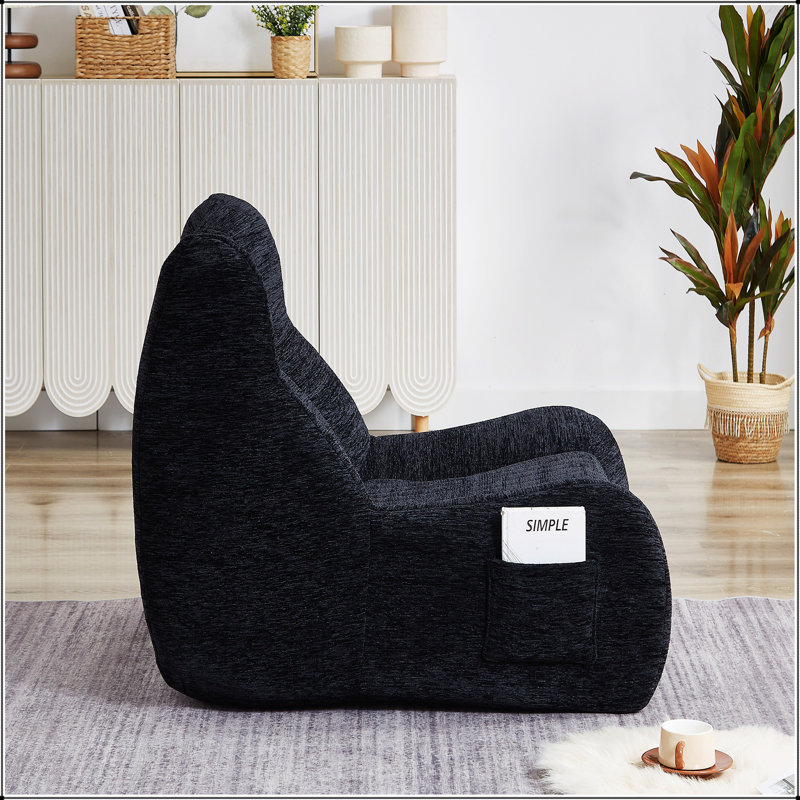 Oversized Comfy Bean Bag Chair With Armrests For Adults - Ultimate Comfort And Support For Living Room And Bedroom