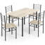 Casiano 4 - Person Four Leg Dining Set-32483242-32483243