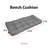 Bergholt Outdoor 5'' Bench Seat Cushion-86773871-86773867
