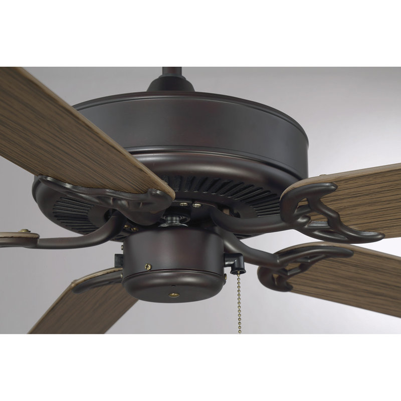 Aaden 52'' Ceiling Fan, English Bronze, Walnut