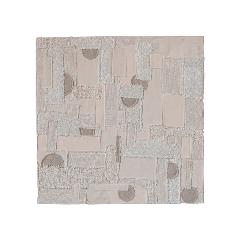 Abstract Wall Decor on Solid Wood