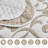 5-Piece Oversized Jacquard Matelasse Floral Damask Bedspread Set Textured Dot Scalled Edge Border-116270519-116270515