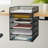 Onyx Mesh Horizontal Hanging Desk Storage