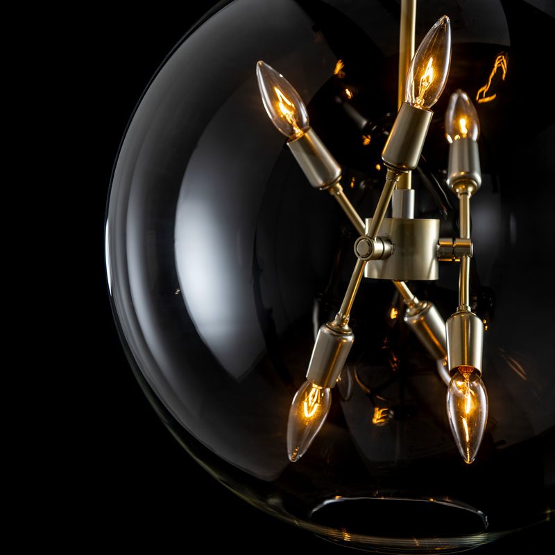 Sfera 6 - Light Pendant, Modern Brass