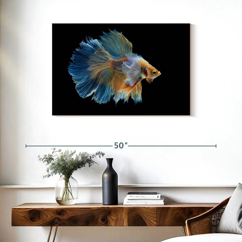 Brampt Sublime Fighter Fish, 24" H x 36" W