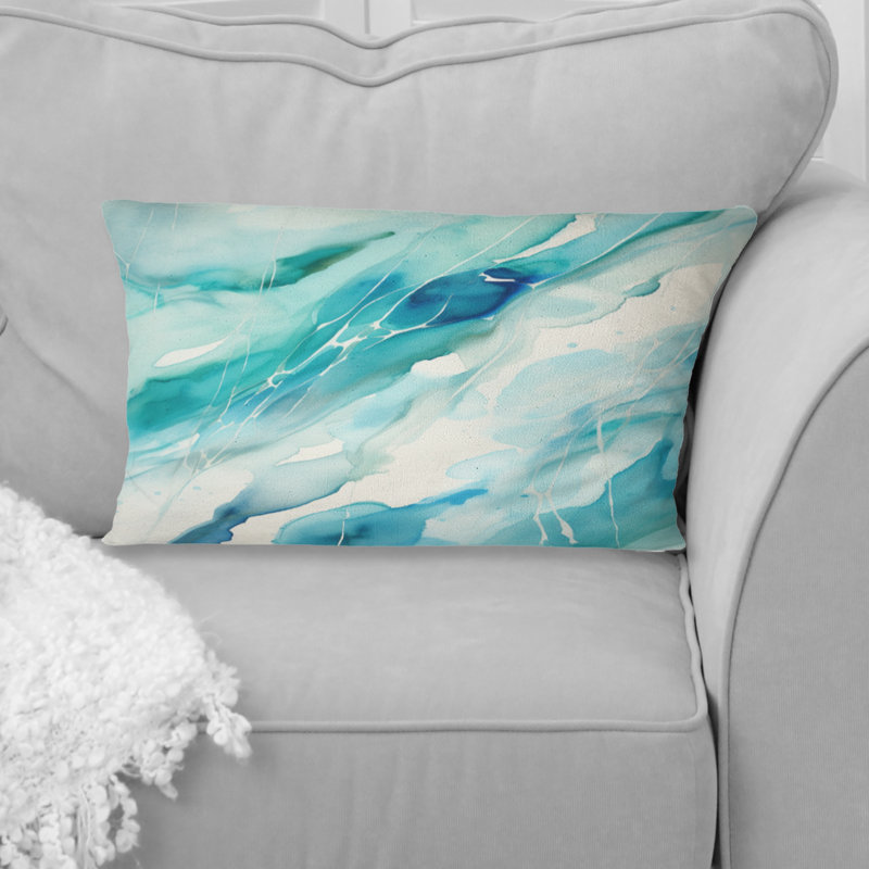Coussin décoratif "Impressions of Infinity I" - Reproduction de peinture abstraite