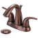 Centerset 2-handle Bathroom Faucet with Drain Assembly