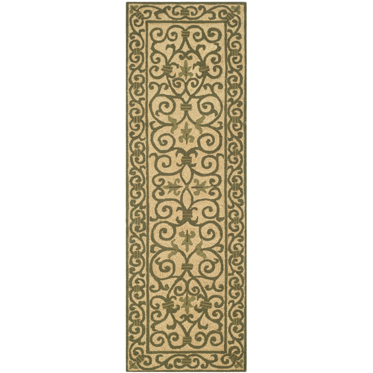 Brayton Hand Hooked Wool Pile Oriental Rug
