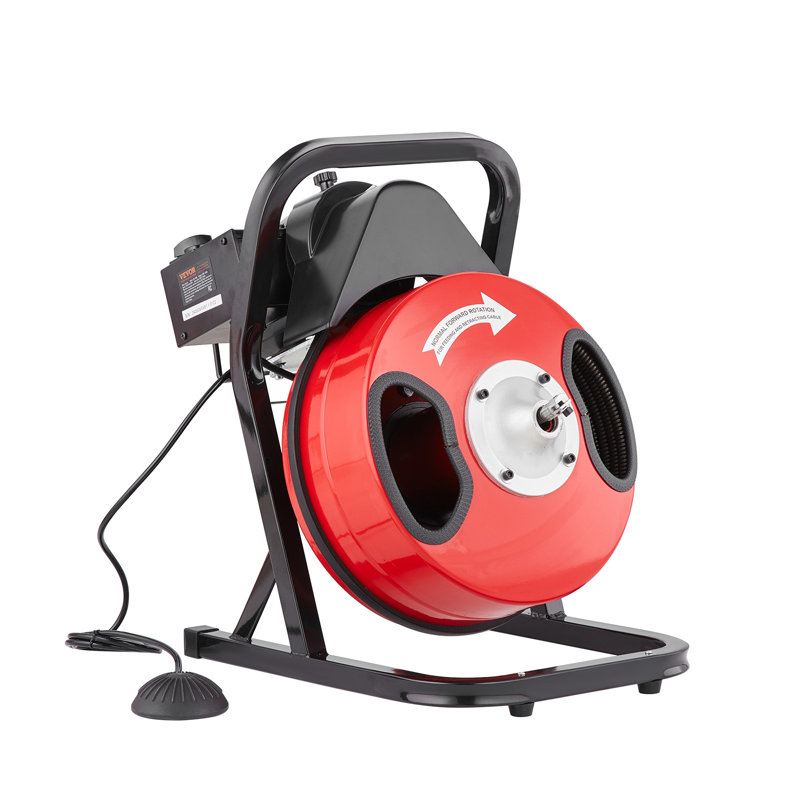 Drain Cleaner Machine 50FT x 1 / 2inch