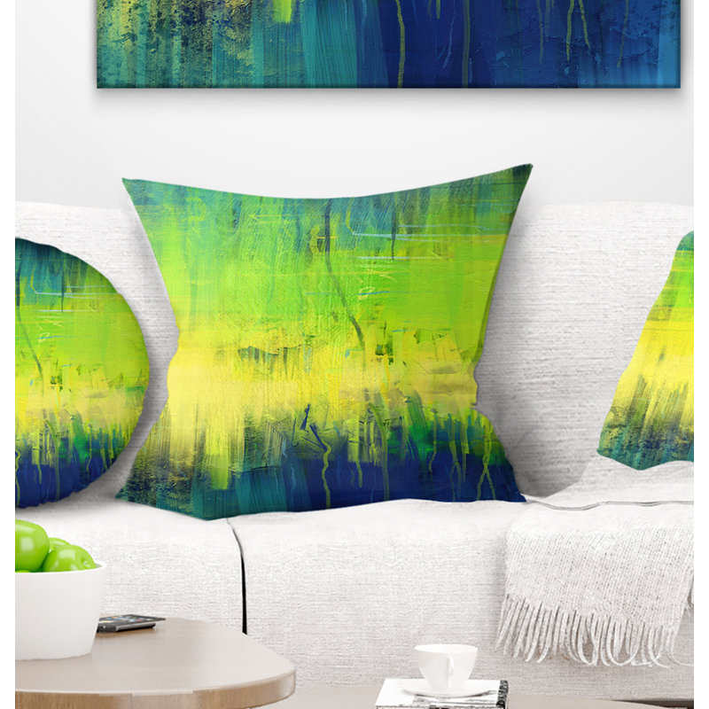  Coussin Abstract Fusion, Rectangulaire, 12 po x 20 po