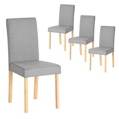 Avenelle 46cm H Fabric Upholstered Upholstered Back Parsons Chair in Grey