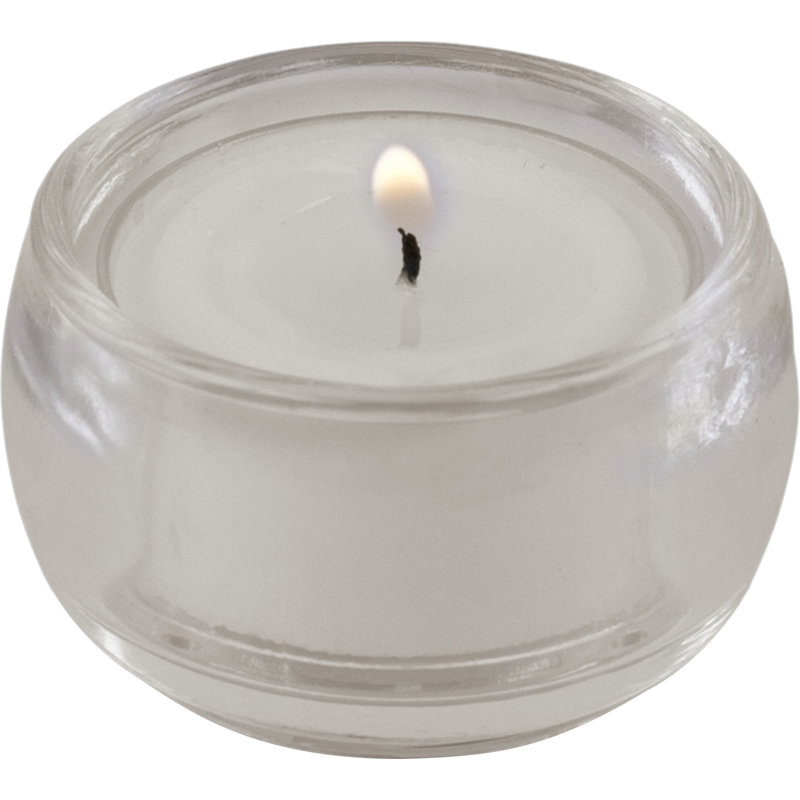 Bougie chauffe-plat non parfumée, Transparent