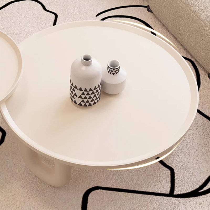 Cream style retro simple coffee table