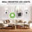 Bell + Howell Rechargeable Wall Light Sconce With Fabric Shade And Dimmable Features-128517702