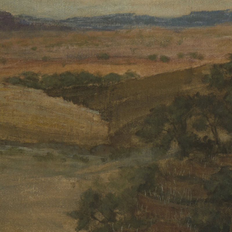 Desert Hues II Painting by Aileen Fitzgerald, 19.5" H x 40" W