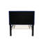 Lit simple en velours avec 12 supports robustes-2021825220