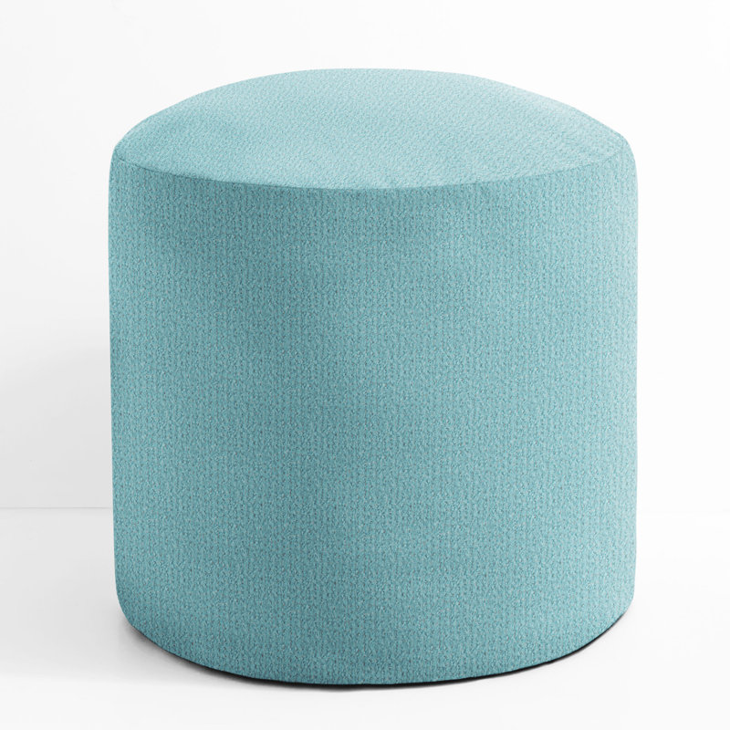 Repose-pieds d'extérieur rembourré avec coussin Sunbrella®, Bleu clair