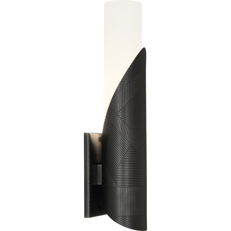 Brut 1 - Light Armed Sconce, Deep Patina Bronze