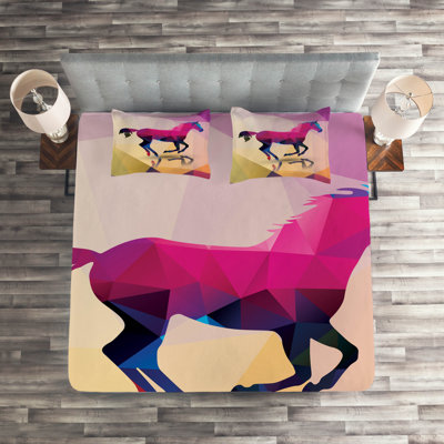Horse Farmhouse / Country Coverlet