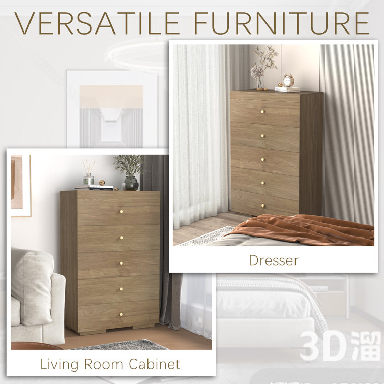 Holle 5 - Drawer Dresser Ebern Designs