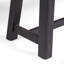 Banc d'extérieur en acacia, finition gris sablé et noir, ensemble de 2-702343632