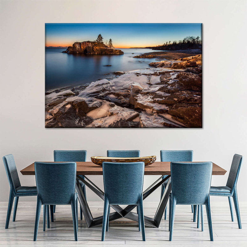 «Lake Superior At Dusk», reproduction sur toile, L 8 po x H 12 po