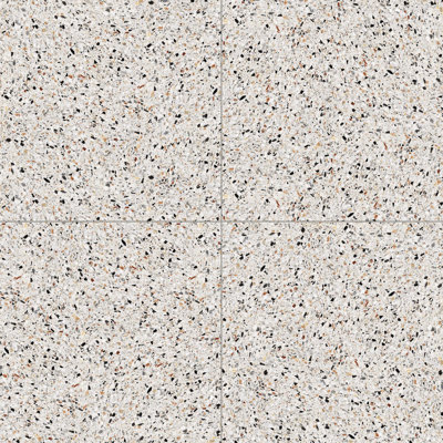 Carreau de porcelaine pour plancher et mur 48 po x 48 po Terrazzo Americana (2 pièces, 32 pieds carrés / caisse)