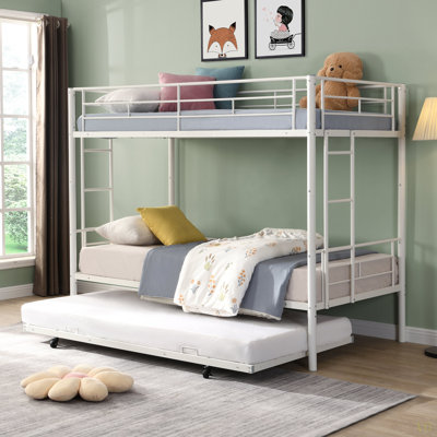 METAL Bunk Bed With Trundle