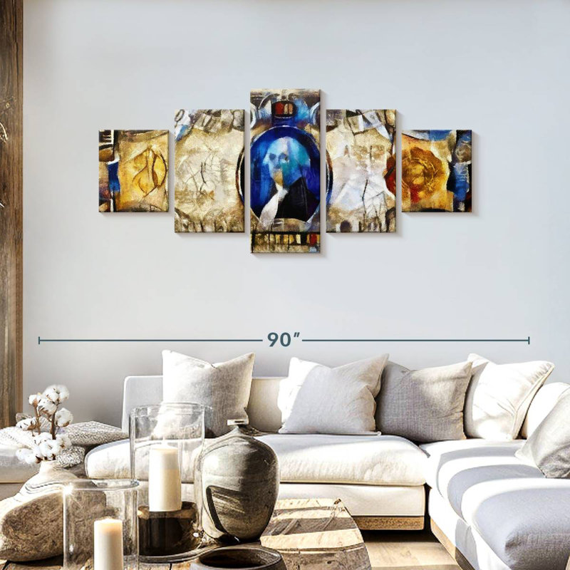 Abstract Money Bill, 30" H x 68" W