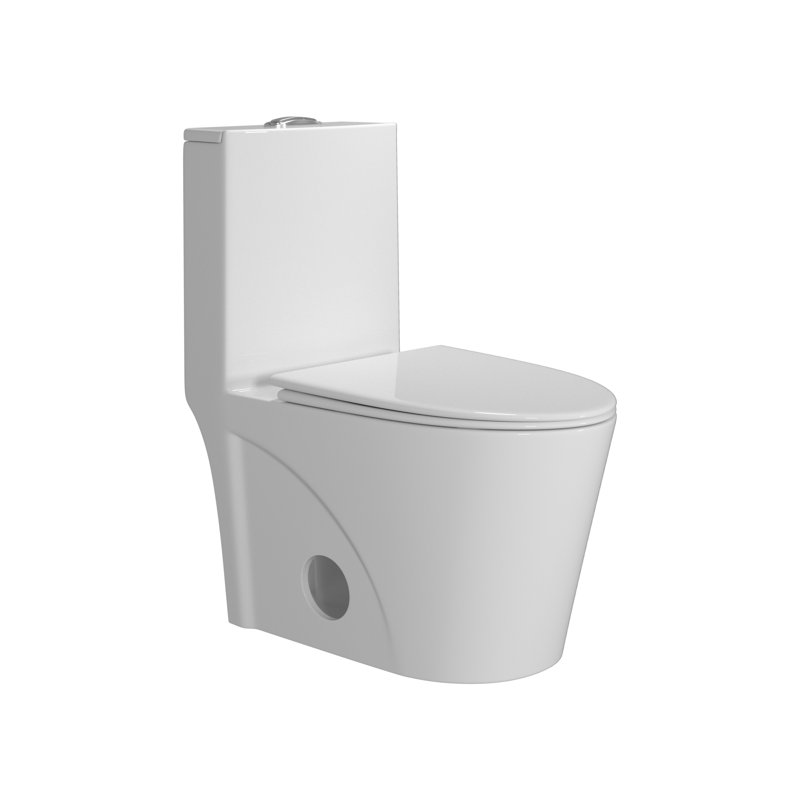 Rainlex 1.6 GPF Elongated 15.75 Comfort Height Chair Height Floor Mounted Close Coupled Toilets with Seat Included